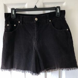 725 Originals Corduroy Shorts Black Size 9